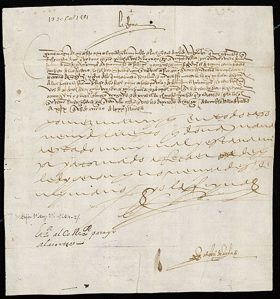 LA ESCRITURA DE ISABEL REINA, LA CATÓLICA