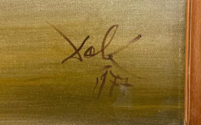 Una firma de Dalí: indicadores de falta de espontaneidad gráfica