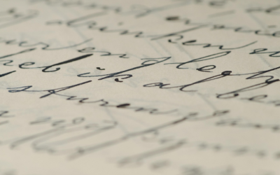 ESCRITURA SINISTRÓGIRA: inclinada hacia la izquierda, ¿qué significa?